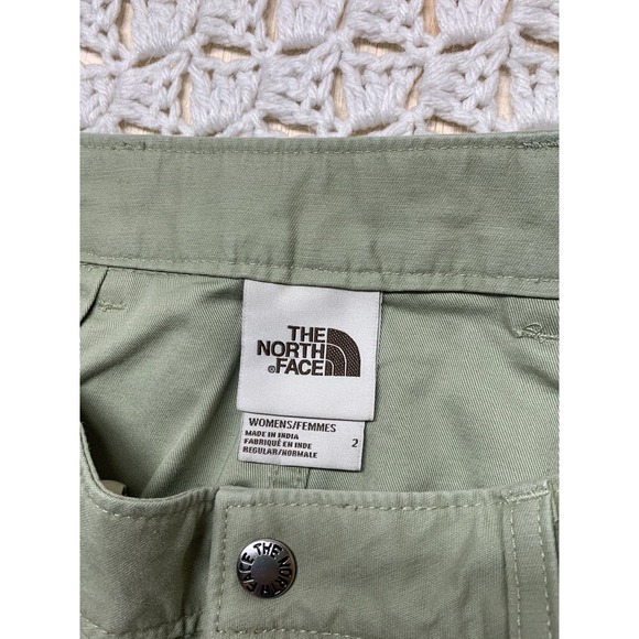 The North Face Cargo Pencil Skirt Womens Size 2 Regular Green 100% Cotton‎ W26 - Picture 2 of 8